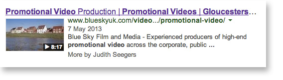 Video Rich Snippets